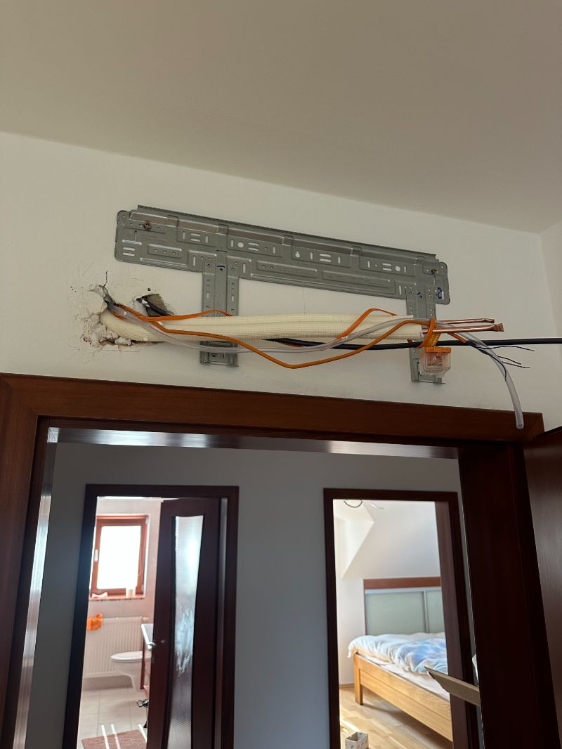 Instalace klimatizace na zeď